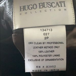 High waist leather pants